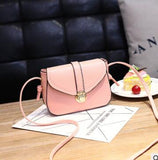 2018 Franbrani  Tui Hot Handbag Pu Pure Color Single Shoulder Bag Lady Temperament Small Square Bag