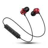 Stereo Subwoofer Bluetooth Earphones Bluetooth 4.2 In-Ear Magnetic Headsets Noise Cancelling