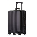 Kroeus Suitcase Carry Case Aluminum - Magnesium Alloy Body 8 Wheels Stepless Adjustment Tsa Lock