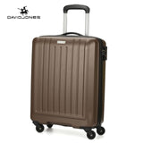 Davidjones Wheel Travel Suitcase Carry On Trolley Bag Spinner Cabin Large Luggage Bag Girl