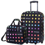 Davidjones Wheel Travel Suitcase Set Carry On Trolley Bag Fixed Cabin Large Luggage Bag Girl