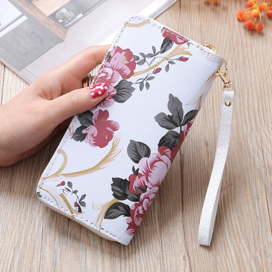 Fashion Women Stone Road Wallet Coin Bag Purse Phone Bag