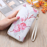 Fashion Women Stone Road Wallet Coin Bag Purse Phone Bag
