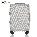 New Fashion 20"24"28" Vintage Rolling Hardside Luggage Travel Suitcase With Wheels