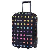 Davidjones Wheel Travel Suitcase Trolley Bag Fixed Women Large Luggage Bag Girl Vintage Rolling