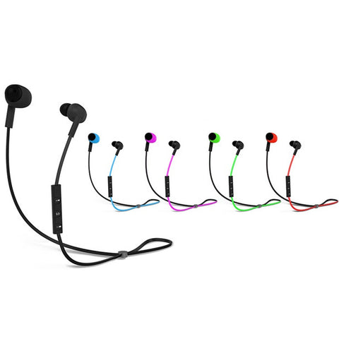 Pom Gear Pro2Go B100 Bluetooth 4.0 Wireless Earbuds With Inline Mic