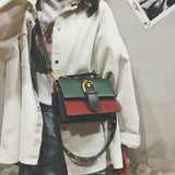 Bags For Women 2018 Fashion New Quality Pu Leather Women Bag Hit Color Portable Shoulder