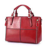 Funmardi Luxury Handbags Women Bags Designer Split Leather Bags Women Handbag Brand Top-Handle Bags