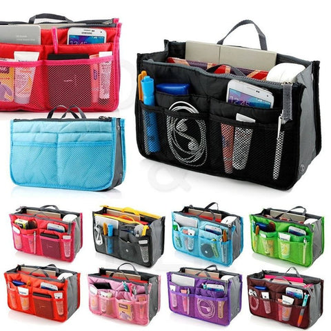 New Women Bag Gadgets Cosmetic Organizer Girls Large Travel Toiletry Polyester Wash Makeup
