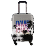 Davidjones Wheel Travel Suitcase Carry On Trolley Bag Spinner Cabin Large Luggage Bag Girl