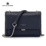 Davidjones Women Handbag Faux Leather Female Crossbody Bags Small Lady Chain Shoulder Bag Girl
