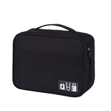 Travel Cable Bag Portable Digital Usb Gadget Organizer Charger Wires Cosmetic Zipper Storage