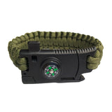 Multifunctional Paracord Survival Bracelet Outdoor Survival Bracelet 6 In 1 Travel Kit Fishing Line