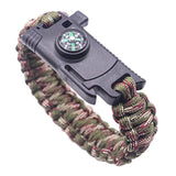 Multifunctional Paracord Survival Bracelet Outdoor Survival Bracelet 6 In 1 Travel Kit Fishing Line