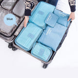 Uniwalker Waterproof Storage Bag 6 Pcs/Set Oxford Cloth Travel Mesh Bag In Luggage Organizer