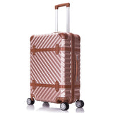 Men And Women Business Trolley Luggage Vintage Travel Suitcase Universal Wheels Trolley Luggage Bag