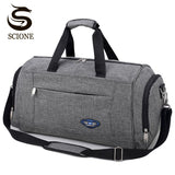 Hot Waterproof Nylon Travel Handbag Men Fashion Carry On Weekend Bags Vintage Casual Duffel