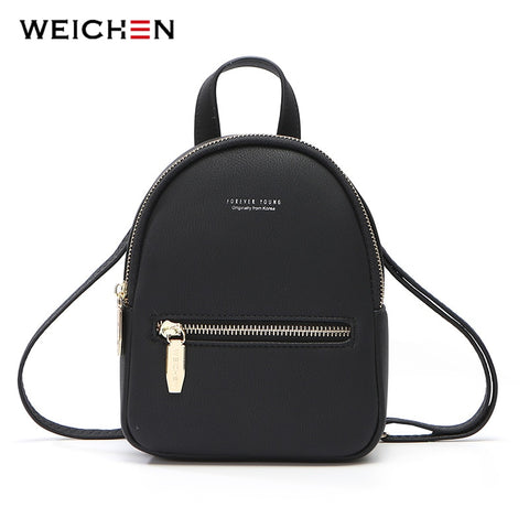 Weichen New Designer Fashion Women Backpack Mini Soft Touch Multi-Function Small Backpack Female