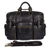 J.M.D Imported Top Layer Cow Leather Handbag High Quality Laptop Bag For Office Business Laptop Bag
