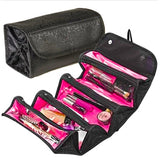 Roll ‘N’ Go Travel Cosmetic Bag - Black Or Red
