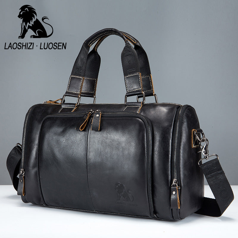 Shop Laoshizi Luosen Men'S Genuine Leathe – Luggage Factory