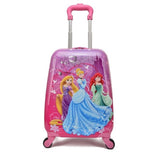 Brand Kid'S Luggage Rolling Suitcase Variety Cartoon Boy Girl Travel 18 Inches Students Abs+Pc