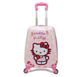 Brand Kid'S Luggage Rolling Suitcase Variety Cartoon Boy Girl Travel 18 Inches Students Abs+Pc
