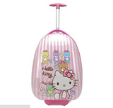 Hot Anime Girl Luggage Kids Rolling Suitcase Hello Kitty Cartoon 16/18 Inch Students Travel Trolley