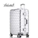 20 "24" 26 "29" Inch Aluminum Frame + Pc + Abs Hardside Luggage, Vintage Rolling Suitcase,