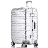 20 "24" 26 "29" Inch Aluminum Frame + Pc + Abs Hardside Luggage, Vintage Rolling Suitcase,