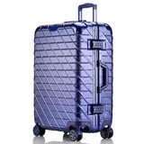 20 "24" 26 "29" Inch Aluminum Frame + Pc + Abs Hardside Luggage, Vintage Rolling Suitcase,