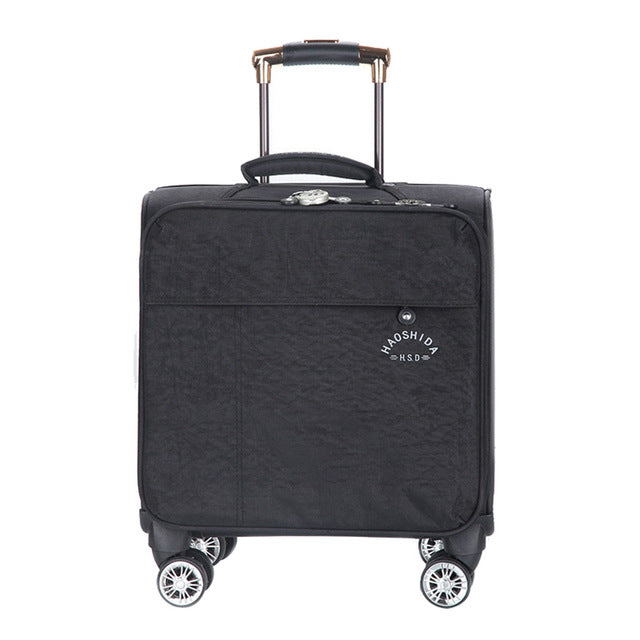 New Arrival 18 Inches Men And Women Boarding Suitcase Luggage Trolley Travel Universal Wheel