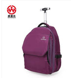 Women Trolley Backpack Travel Luggage Bag Wheeled Backpack Rolling Bags Men Business Bag Luggage