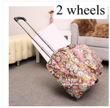 Women Travel Trolley Luggage Bag 20 Inch Wheeled Bags Laptop Business Travel Trolley Spinner
