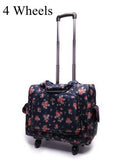 Women Travel Trolley Luggage Bag 20 Inch Wheeled Bags Laptop Business Travel Trolley Spinner