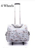 Women Travel Trolley Luggage Bag 20 Inch Wheeled Bags Laptop Business Travel Trolley Spinner