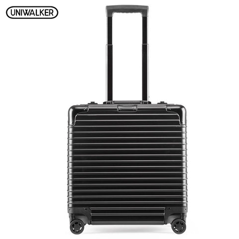 Uniwalker 100% Aluminum-Magnesium Alloy Bussiness Computer Luggage Rolling Luggage Carry-Ons