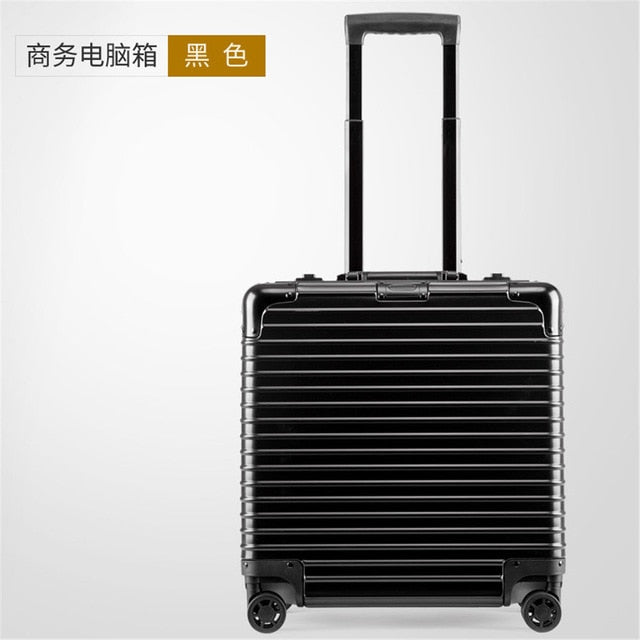 Uniwalker 100% Aluminum-Magnesium Alloy Bussiness Computer Luggage Rolling Luggage Carry-Ons