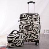 Rolling Luggage Set With Handbag,Women Travel Suitcase Bag With Cosmetic Bag,20"24"Inch Wheel
