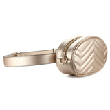 Belt Bag Waist Bag Round Fanny Pack Women Luxury Brand Leather Handbag Red Black Beige 2018