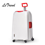 Letrend High Quality Women Suitcases Wheel Rolling Luggage Spinner Password Travel Bag 20 Inch