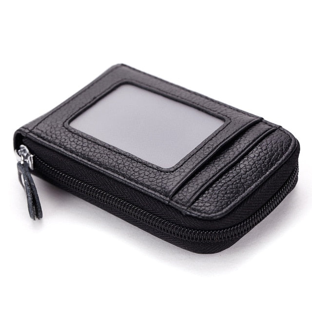 Genuine Leather Credit Card Holders Organ Female Card Holder Wallet Women Business Cardholder