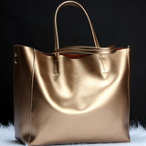 Etya Brand Genuine Leather Handbag Luxury Handbags Women Travel Bags Fashion Ladies Casual Tote Bag