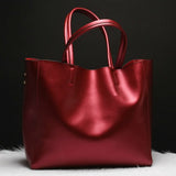 Etya Brand Genuine Leather Handbag Luxury Handbags Women Travel Bags Fashion Ladies Casual Tote Bag