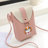 Women Fashion Cover Dog Crossbody Bag Shoulder Bag Phone Bag Coin Bag