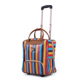 New Hot Fashion Women Trolley Luggage Rolling Suitcase Brand Casual Stripes Rolling Case Travel Bag