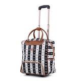 New Hot Fashion Women Trolley Luggage Rolling Suitcase Brand Casual Stripes Rolling Case Travel Bag