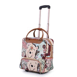 New Hot Fashion Women Trolley Luggage Rolling Suitcase Brand Casual Stripes Rolling Case Travel Bag