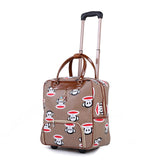 New Hot Fashion Women Trolley Luggage Rolling Suitcase Brand Casual Stripes Rolling Case Travel Bag