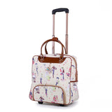 New Hot Fashion Women Trolley Luggage Rolling Suitcase Brand Casual Stripes Rolling Case Travel Bag